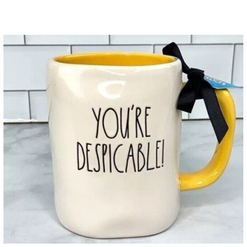 NEW Rae Dunn Looney Tunes Daffy Duck You’re Despicable Double Sided Mug